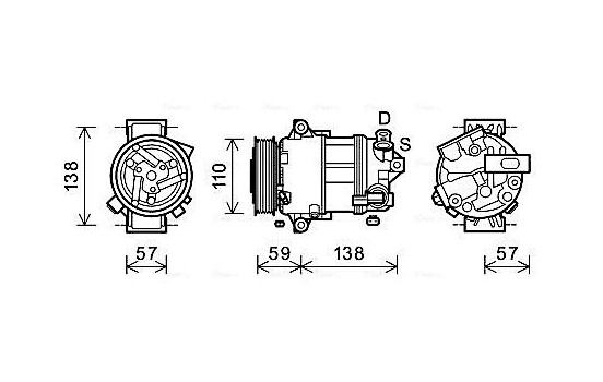 Compressor, air conditioning