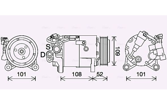 Compressor, air conditioning