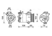 Compressor, air conditioning