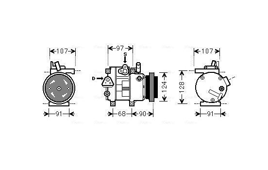 Compressor, air conditioning