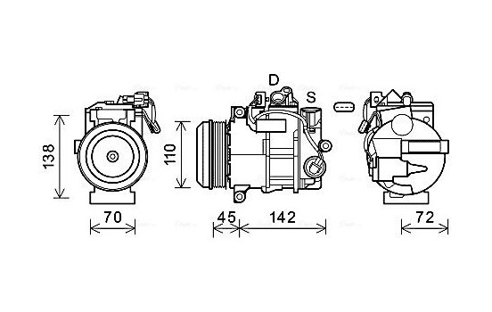 Compressor, air conditioning