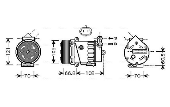 Compressor, air conditioning