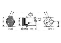 Compressor, air conditioning