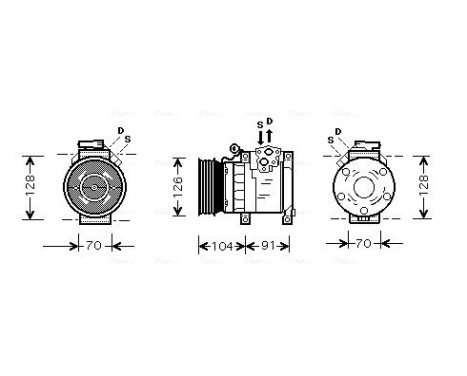 Compressor, air conditioning, Image 2