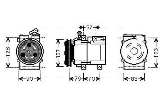 Compressor, air conditioning