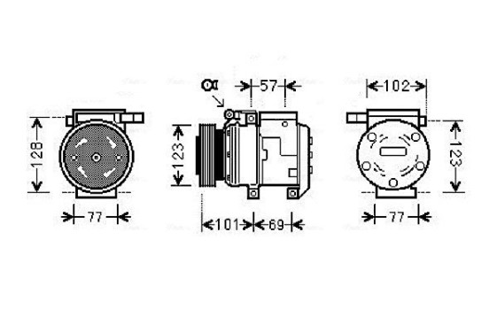 Compressor, air conditioning