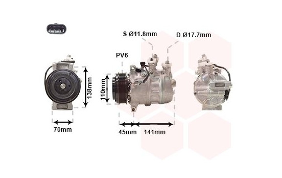 Compressor, air conditioning