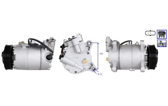 Compressor, air conditioning