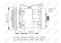 Compressor, air conditioning