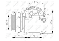 Compressor, air conditioning