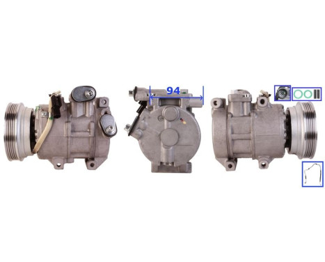 Compressor, air conditioning