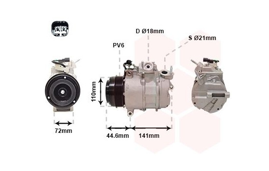 Compressor, air conditioning