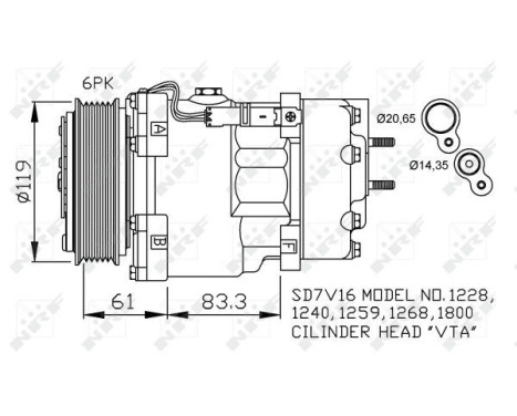 Compressor, air conditioning, Image 3