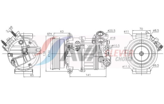 Compressor, air conditioning