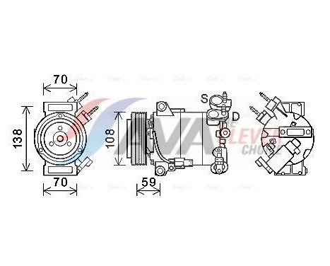 Compressor, air conditioning