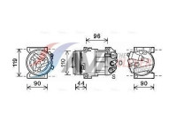 Compressor, air conditioning