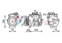 Compressor, air conditioning