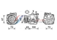 Compressor, air conditioning