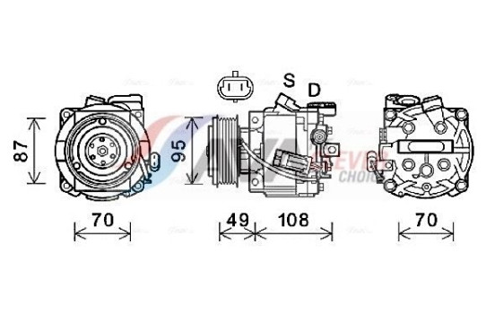 Compressor, air conditioning