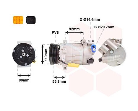 Compressor, air conditioning, Image 2