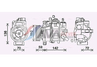 Compressor, air conditioning