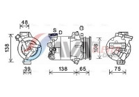 Compressor, air conditioning