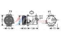 Compressor, air conditioning