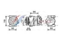 Compressor, air conditioning