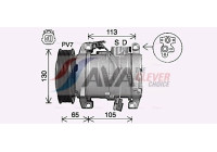 Compressor, air conditioning