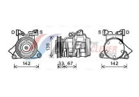 Compressor, air conditioning