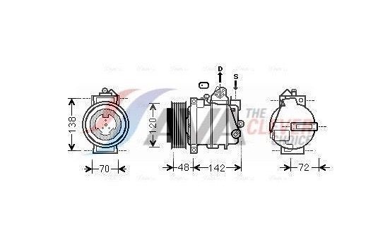 Compressor, air conditioning