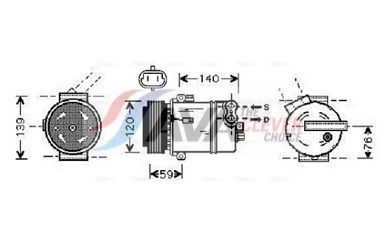Compressor, air conditioning