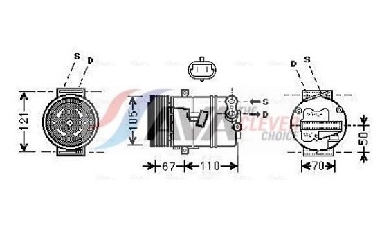 Compressor, air conditioning
