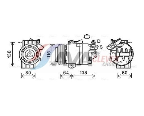 Compressor, air conditioning