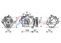 Compressor, air conditioning