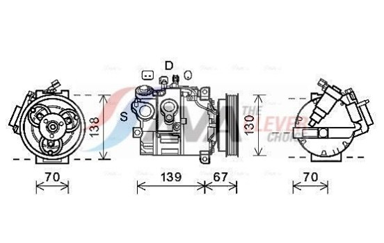 Compressor, air conditioning