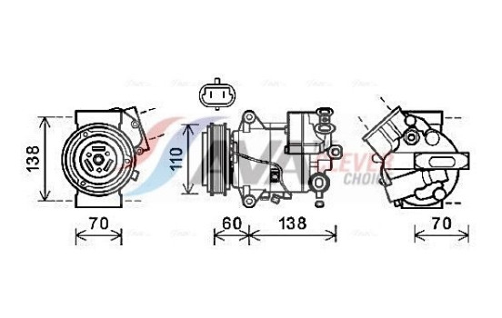 Compressor, air conditioning