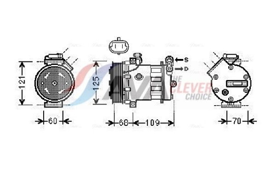 Compressor, air conditioning