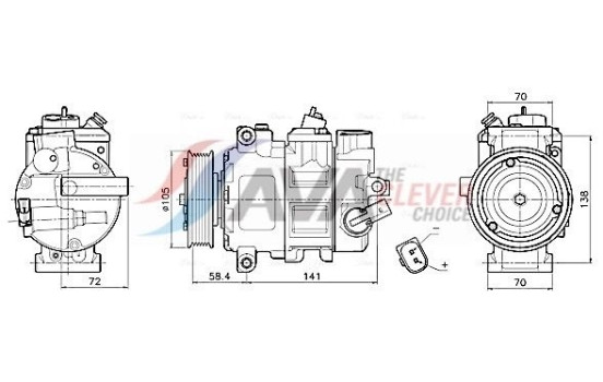 Compressor, air conditioning