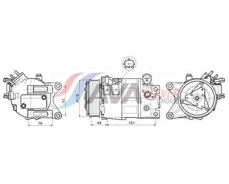 Compressor, air conditioning