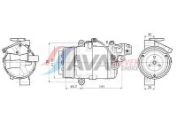 Compressor, air conditioning