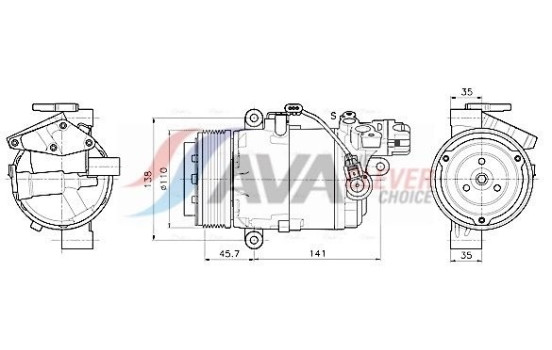 Compressor, air conditioning