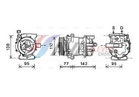 Compressor, air conditioning
