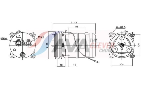 Compressor, air conditioning