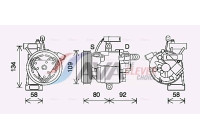 Compressor, air conditioning