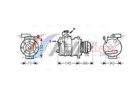 Compressor, air conditioning