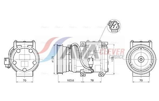 Compressor, air conditioning
