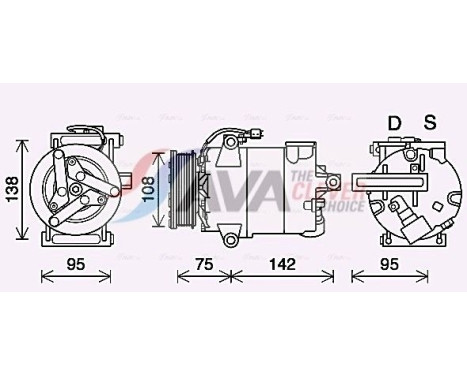 Compressor, air conditioning