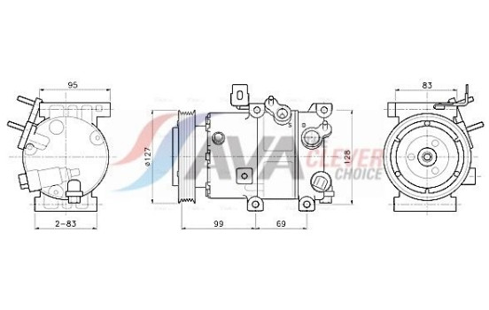 Compressor, air conditioning