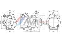 Compressor, air conditioning